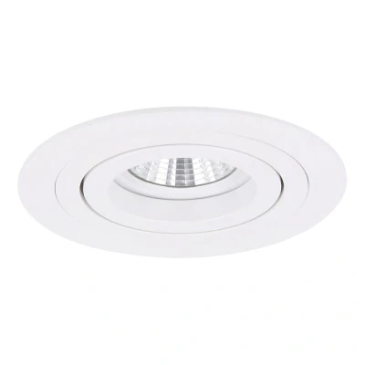 Afbeelding van Yphix Modena Inbouwspot Wit Rond Kantelbaar 1 Lichtpunt Ø 92mm LEDdirect.nl