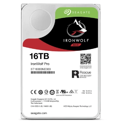 Afbeelding van Seagate HDD NAS 3.5 16TB ST16000NT001 IronWolf Pro