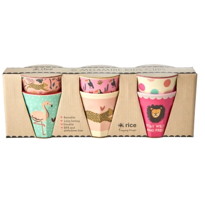 Afbeelding van Rice kinderbeker small 6 pack Multi