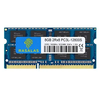 Afbeelding van Rasalas 8 GB PC3L 12800S DDR3 1600 mhz Laptop RAM 2Rx8 1,35 V 204 Pin CL11 Draagbaar Geheugen Module Upgrade