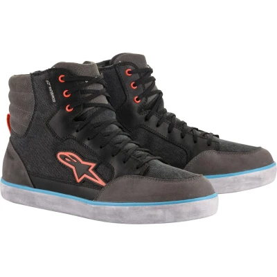 Afbeelding van Alpinestars J 6 canvas motorschoenen, waterdicht, Zwart, 44 EU