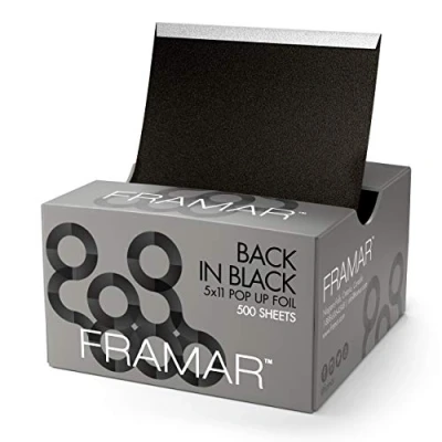 Afbeelding van Framar Back In Black Foil Pop up 500 Vellen 13x28 cm