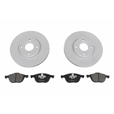 Afbeelding van VAICO V25 2189 Remblokken en remschijven Vooras Geventileerd Met remvoeringen FORD: Ecosport Mk2 1.0 EcoBoost, 1.5 Ti, TDCi