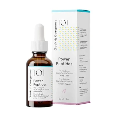 Afbeelding van Geek &amp; Gorgeous Power Peptides serum anti aging met multi peptiden voor de stevigere huid, verminderde rimpels en verhoogde elasticiteit 30 ml