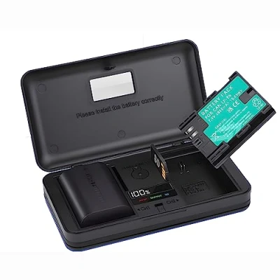 Afbeelding van LP e6/e6n/e6nh acculader met kaartlezer (batterij niet inbegrepen) compatibel Canon EOS 5D Mark 2/3/4, 5ds / R, 6d 2 6d, 7D 90d R5 R6 R7 enz.