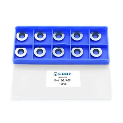 Afbeelding van CDBP Hout Draaien Gereedschap Carbide Getipt 12x2,5Mm Ronde Cutter Inserts Voor draaibeitels en Houtbewerking Draaibank Tool, 10 stks