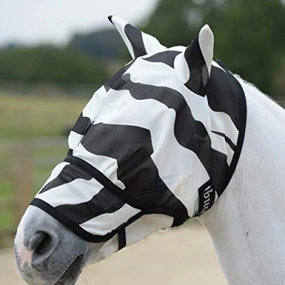 Afbeelding van Bucas Buzz Off Zebra Extended Nose