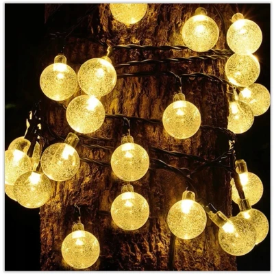 Afbeelding van Kerst slinger solar 20 LEDs 485cm
