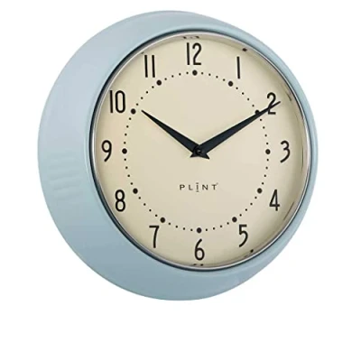 Afbeelding van Plint retro wandklok ice