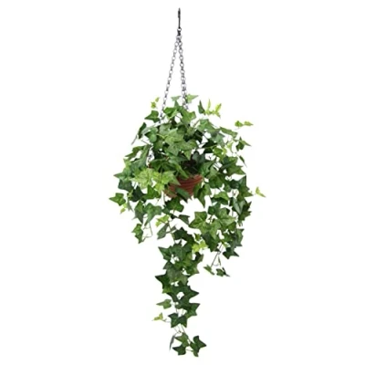 Afbeelding van my home Kunstplant Klimop In pot, met plantenhanger, kunstklimop (1 stuk)