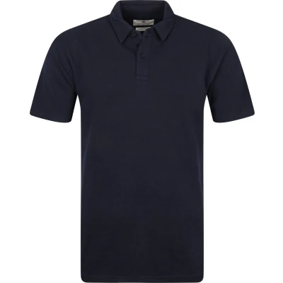 Afbeelding van Anerkjendt Polo Rene Donkerblauw maat S heren met Regular fit Pasvorm Duurzaam Suitable Herenkleding Poloshirt