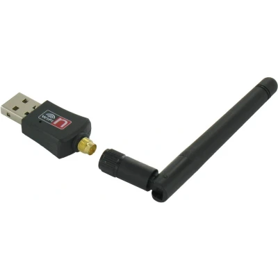 Afbeelding van USB A WLAN / Wi Fi dongle met externe antenne N300 300 Mbps