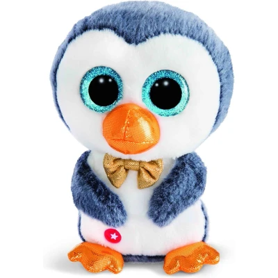 Afbeelding van Nici Pinguin Sniffy pluche knuffel wit/blauw 15 cm Knuffeldier
