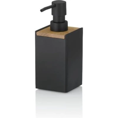 Afbeelding van Zeepdispenser Kela Cube Zwart 300 ml