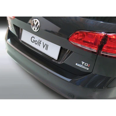 Afbeelding van RGM ABS Achterbumper beschermlijst passend voor Volkswagen Golf VII Variant 2013 2017 (incl. GTI &amp; R) Zwart