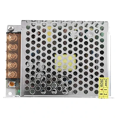 Afbeelding van Adaptateur de pilote d&#039;alimentation DC5V en alliage d&#039;aluminium alimentation à découpage équipement LED transformateur Reulated(S 60 5（5V/12A/60W）AC100 240V)