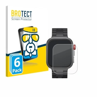 Afbeelding van BROTECT Glas Screen Protector voor Huawei Watch Fit 4 Pro (6 Stuks) Schermbeschermer [9H Hardheid, Beschermglas Folie niet Gehard Glas]