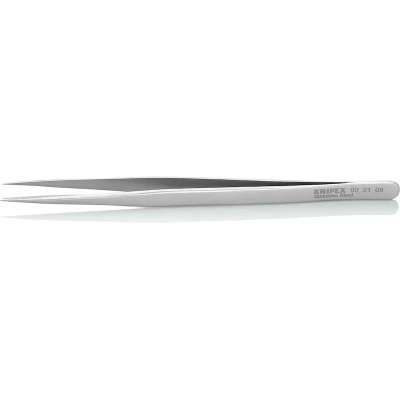 Afbeelding van Knipex 92 21 08 Universele pincet 1 stuks Spits, fijn, extra dünn 140 mm