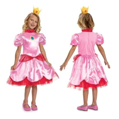 Afbeelding van NINTENDO SUPER MARIO BROS, Prinses Peach Fancy Aankleden, Maat XS (3T 4T jaar), Meisjes