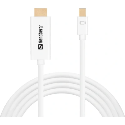 Afbeelding van Sandberg HDMI kabel naar Mini DisplayPort 1.5 m Wit