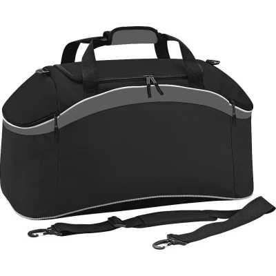 Afbeelding van BagBase Teamkleding Sport Holdall / Duffeltas (54 liter) (Zwart Grafietgrijs Wit)