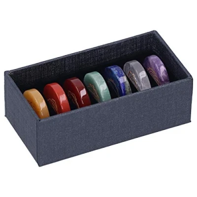 Afbeelding van Chakra Stones, Set Uniek voor Healing Meditatie Balancing Reiki