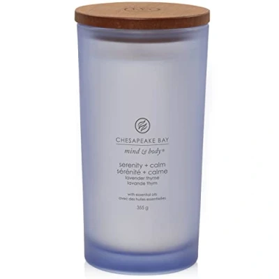 Afbeelding van Chesapeake Bay Geurkaars Serenity + Calm Grote Tumbler Aromatherapie Kaars Brandtijd: tot 82 uur Mind &amp; Body Collection
