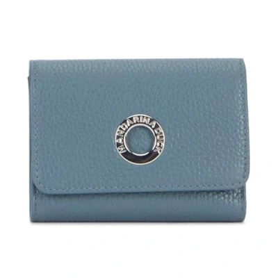 Afbeelding van Mandarina Duck Mellow Leather Wallet, reisaccessoires dames portemonnee, eenheidsmaat, Strijken., Eén maat