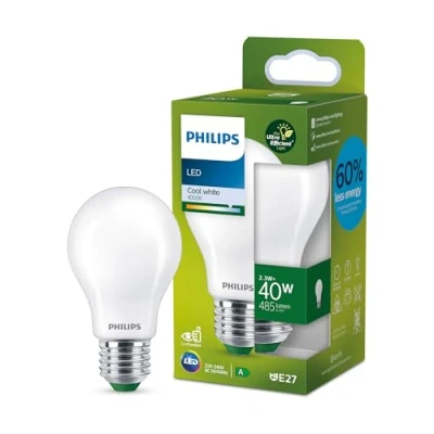 Afbeelding van Philips Ultra Efficient LED lamp Mat 40W E27 Koelwit licht