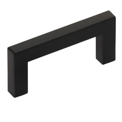Afbeelding van Meubelgreep E8 BA 64 mm RVS zwart mat Stanggreep/relinggreep van SOTECH