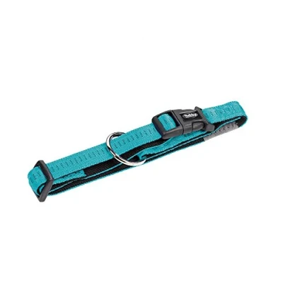 Afbeelding van Nobby Halsband Soft Grip, turquoise L: 30/45 cm, B: 20 mm, 1 stuk