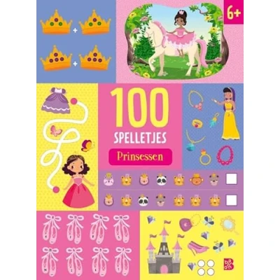 Afbeelding van 100 spelletjes: Prinsessen 6+