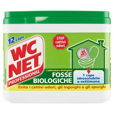 Afbeelding van Wc Net Professionele fosse, bio capsules, oplosbaar in water, voor toiletten, lost stenen, 12 216 g
