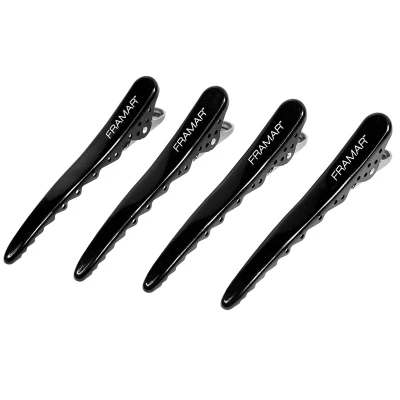 Afbeelding van Framar Big Bite Haarclips Zwart 4 st