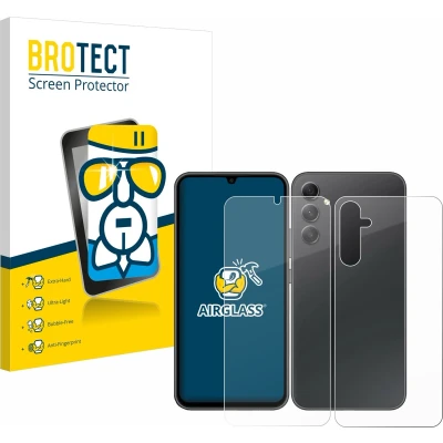 Afbeelding van BROTECT Screenprotector voor Samsung Galaxy A34 5G (Voor+Achter) Folie Beschermfolie Beschermglas transparant