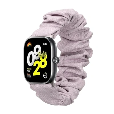 Afbeelding van kwmobile elastisch bandje voor smartwatch geschikt Xiaomi Redmi Watch 4 / Band 8 Pro Horlogebandje van katoen In lavendel