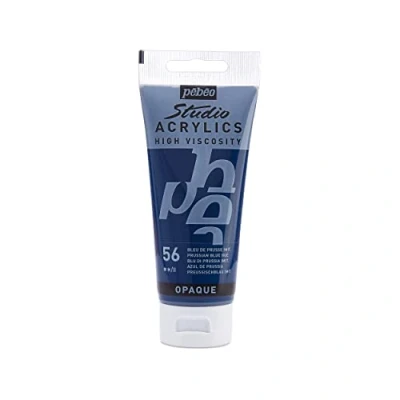 Afbeelding van Pébéo 831056 Studio Acrylverf, 1 tube, 100 ml, Pruisisch blauw