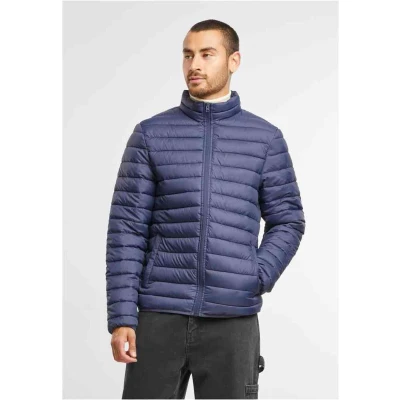 Afbeelding van Urban Classics Basic Light Weight Winterjas, Heren, Maat: 4XL, Navy