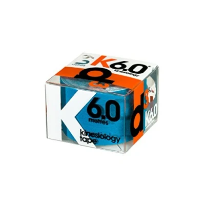 Afbeelding van D3 Unisex&#039;s K6.0 K Kinesiology Tape, Elektrisch Blauw, 50mm x 6m