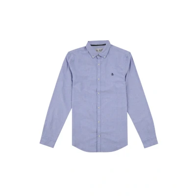 Afbeelding van Original Penguin Overhemd, Heren, Maat: XXL, Amparo blue