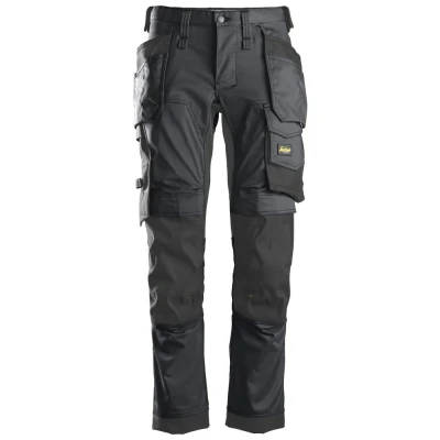 Afbeelding van Snickers Workwear 6241 AllroundWork, Stretch Werkbroek, Grijs/Zwart Maat 158