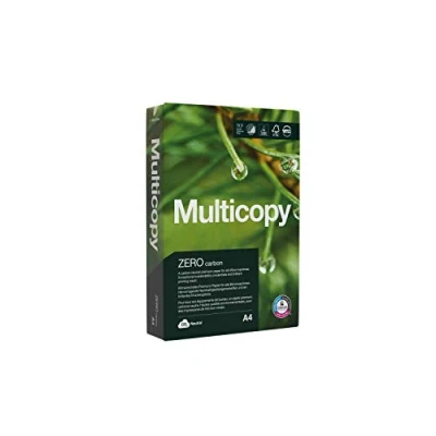 Afbeelding van Kopieer printpapier MultiCopy ZERO carbon A4 80 gram wit pak 500 vel