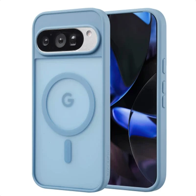 Afbeelding van imoshion Hoesje Geschikt voor Google Pixel 9 Pro, Color Guard Backcover MagSafe Lichtblauw