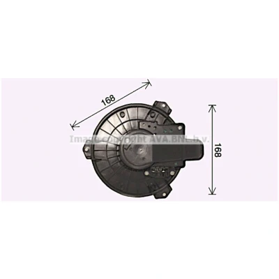Afbeelding van Ava Cooling Kachelventilator TO8751