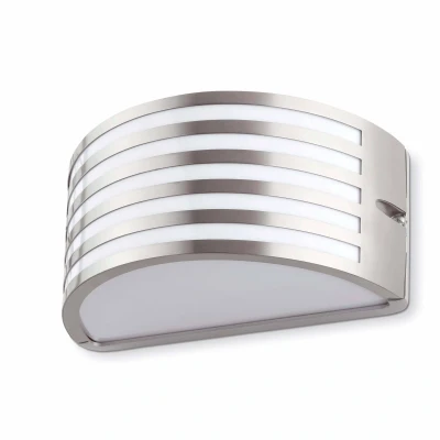 Afbeelding van Faro Lighting Fedon 1 Light Wandlamp Mat Nikkel IP54, E27