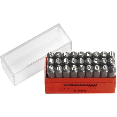 Afbeelding van Facom 292a set van 26 slagletters4mm 292A.4