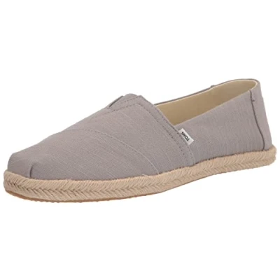 Afbeelding van TOMS Espadrilles, Dames, Maat: 43.5, Grey Katoen