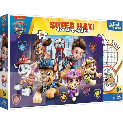 Afbeelding van Super Maxi DOUBLE SIDED PUZZEL 3 IN 1 Paw Patrol 24PCS
