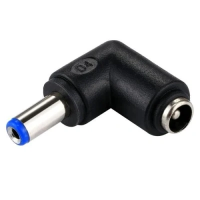 Afbeelding van Haakse DC connector 2.1 x 5.5 verloop stekker 90 graden