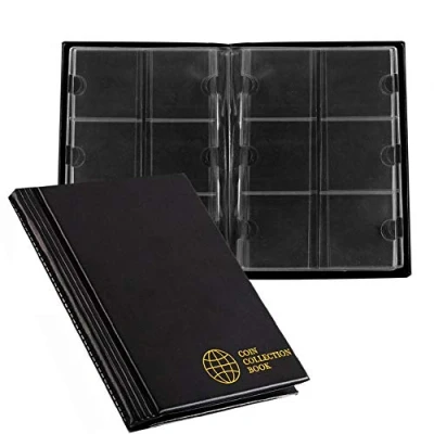 Afbeelding van Munt Kartonnen Houder Albums 60 Zakken Opslag Boeken voor 2x2 &quot;Coin Flips Collectie Benodigdheden CS36